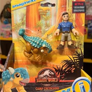 Jurassic World Camp Cretaceous Ankylosaurus & Figure Set